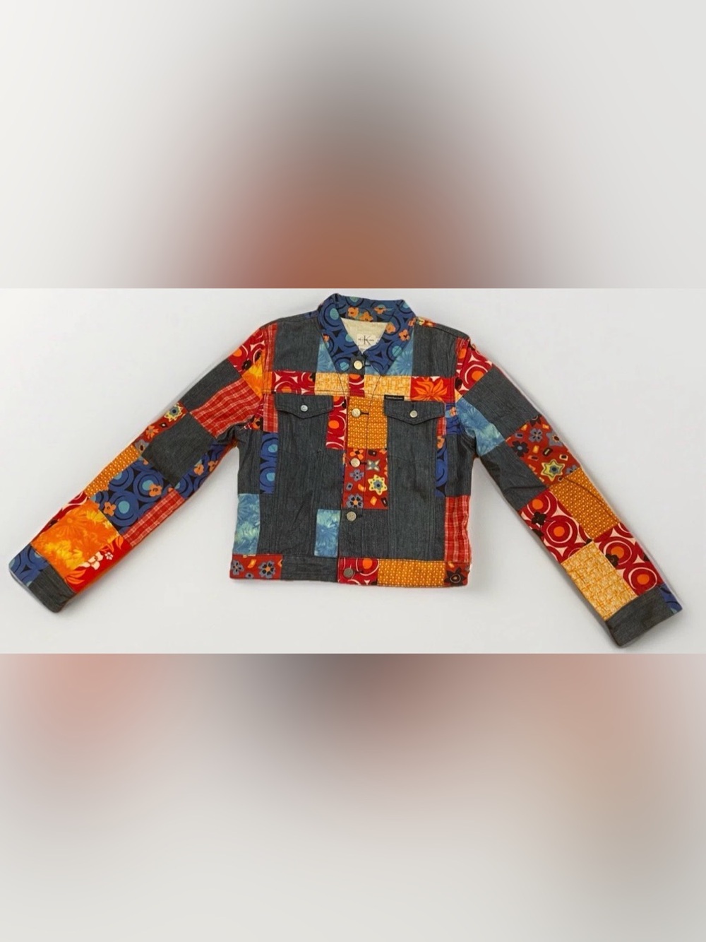 Calvin Klein Y2K Kids Patchwork Cotton Jacket - Multicolor